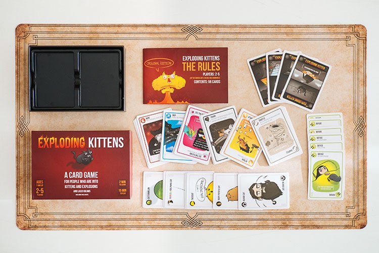 Exploding Kittens board game