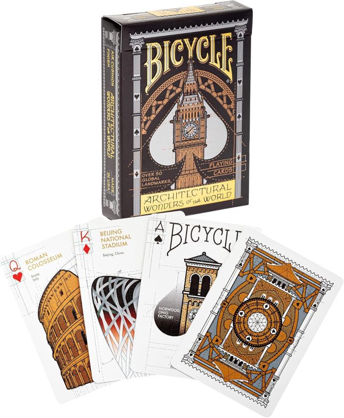 Bicycle Architectural Wonders of The World playing cards