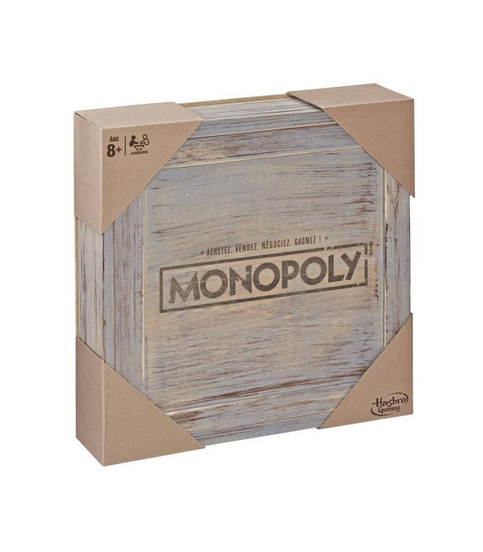 monopoly wooden box