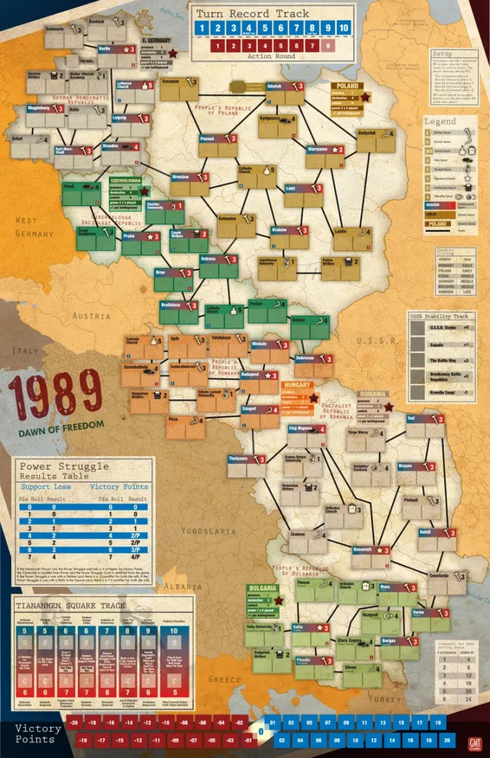 1989 Dawn of Freedom final map