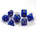 7-Piece Polyhedral Set: Blazing Sapphire