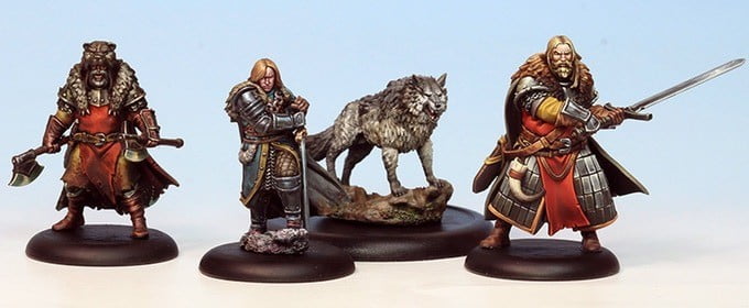 A Song of Ice & Fire miniatures game Stark vs Lannister
