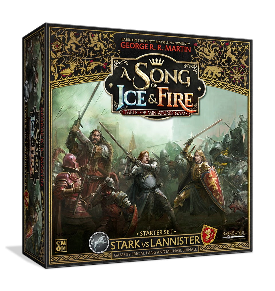 A Song of Ice & Fire tabletop miniatures game Stark vs Lannister