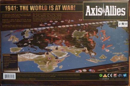 Axis & Allies 1941 back cover