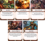 BattleLore lore cards for the Uthuk faction