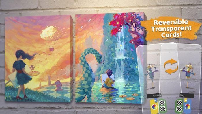 Canvas Reflections reversible transparent cards