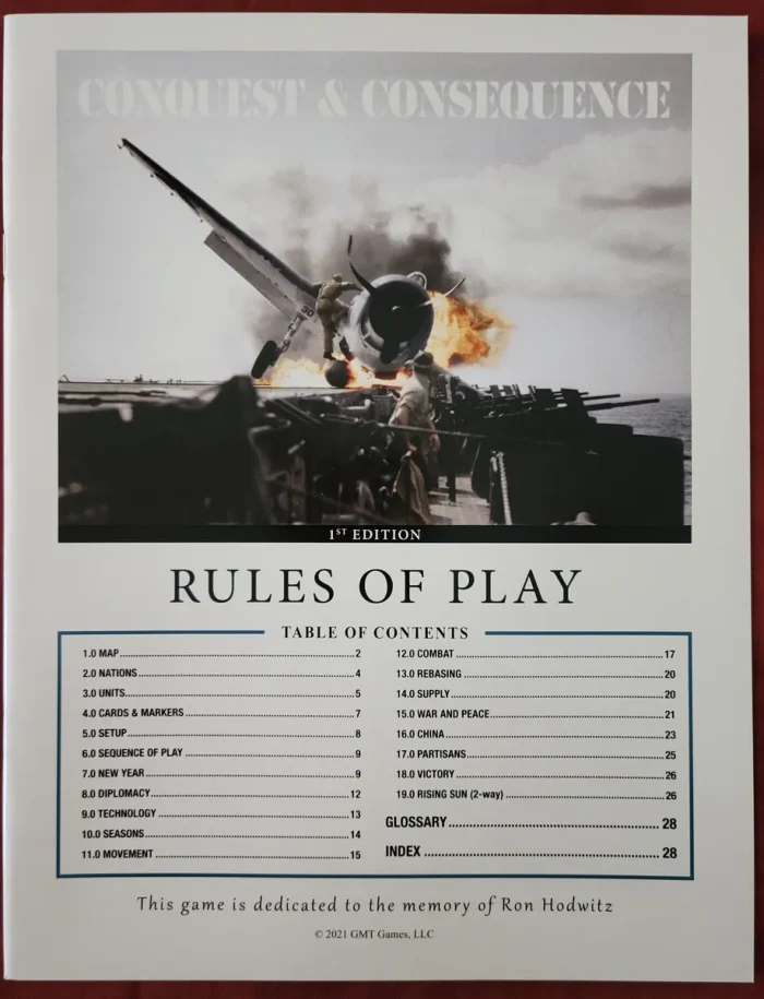 Conquest & Consequence rulebook