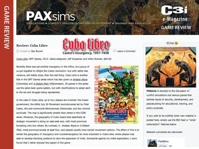 Cuba Libre game review