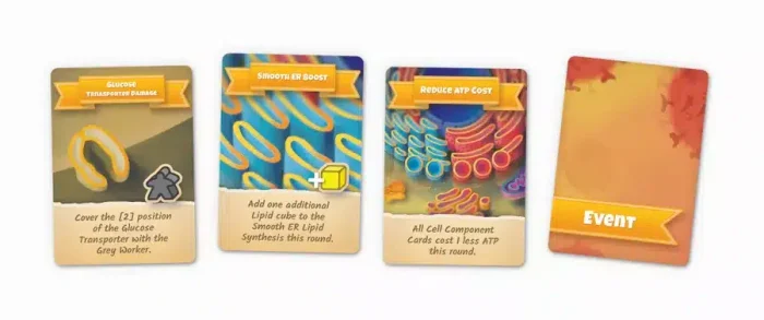 Cytosis A Cell Biology Board Game event cards