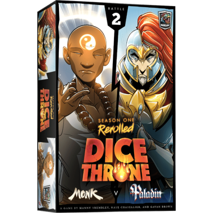 Dice Throne Season One ReRolled – Monk v. Paladin