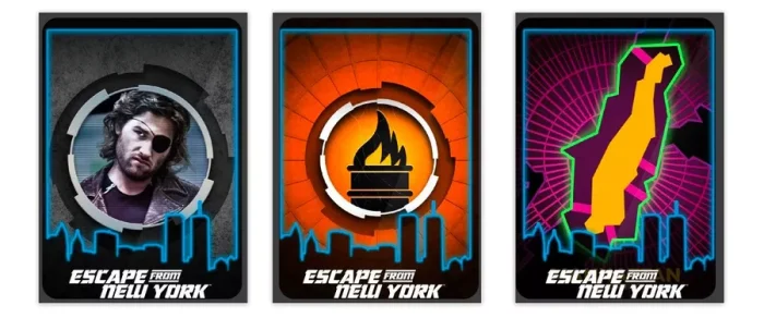 Escape from New York back cards