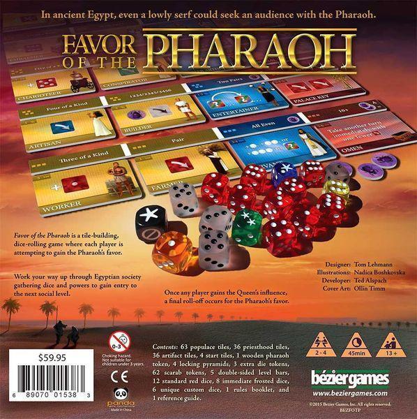 Favor of the Pharaoh board game