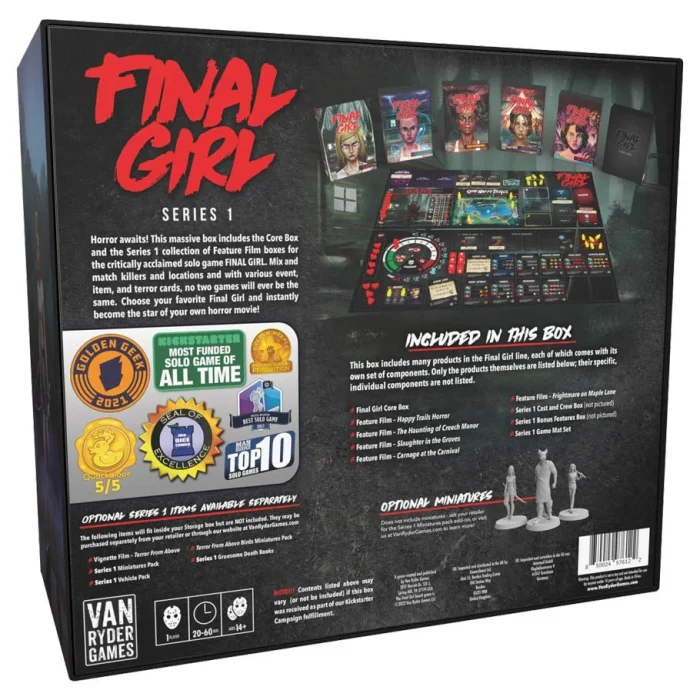 Final Girl S1 Ultimate Box back cover