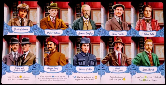 First in Flight pilot cards