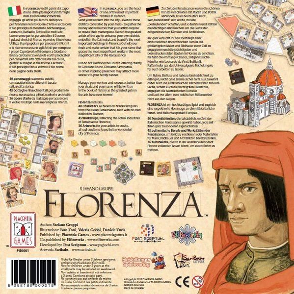 Florenza board game