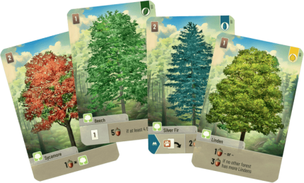 Forest Shuffle sample cards