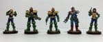Judge Dredd Helter Skelter colored miniatures