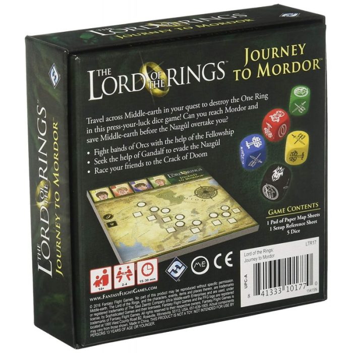 Lord of the Rings Journey to Mordor card game