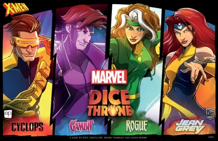 Marvel Dice Throne X-Men – Cyclops v. Gambit v. Rogue v. Jean Grey
