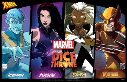 Marvel Dice Throne X-Men – Iceman v. Psylocke v. Storm v. Wolverine