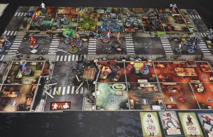 Marvel Zombies game board