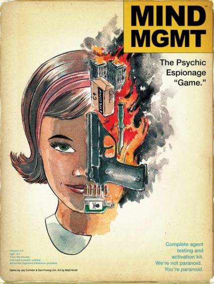 Mind MGMT The Psychic Espionage “Game.”