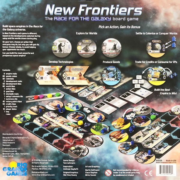 New Frontiers board game