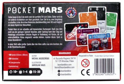 Pocket Mars board game