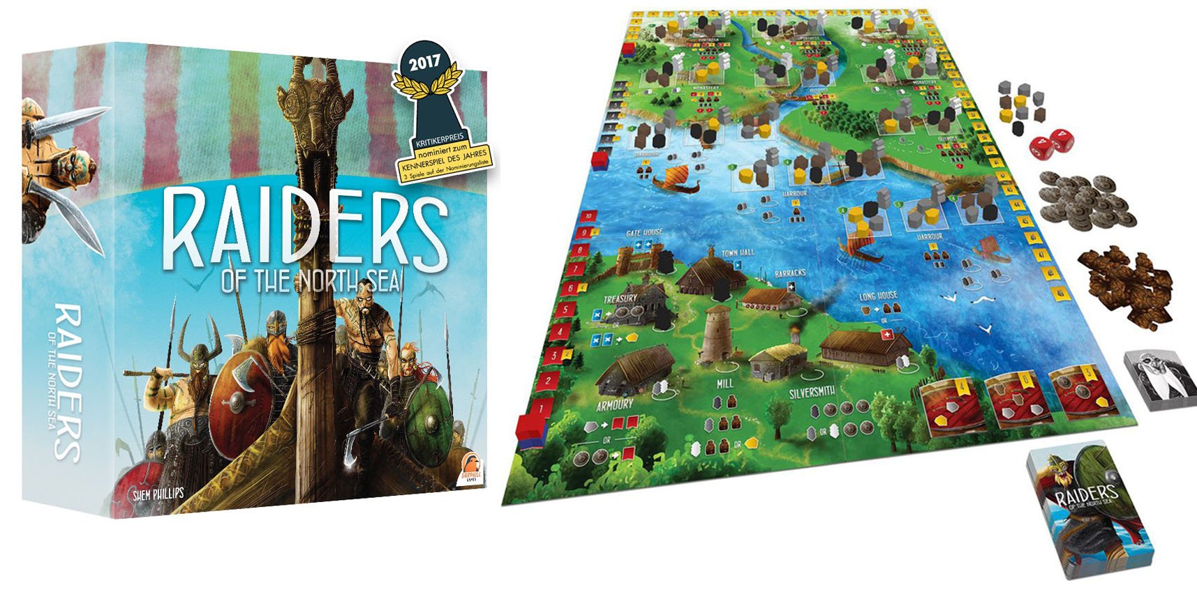 Raiders of the North Sea board game Raiders of the North Sea board game