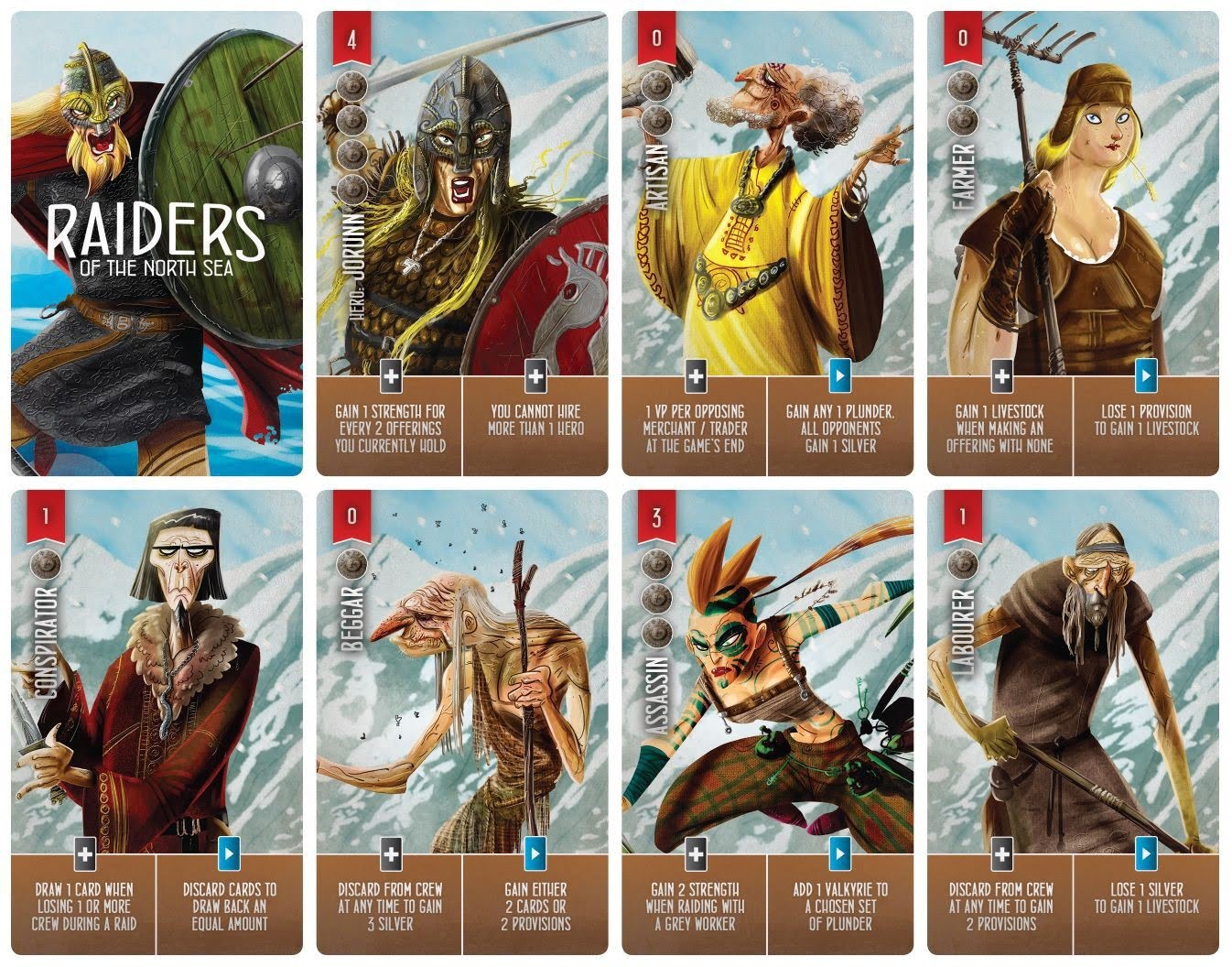 Raiders of the North Sea boardgame Raiders of the North Sea boardgame