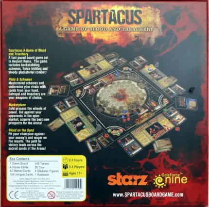 Spartacus A Game of Blood and Treachery back cover