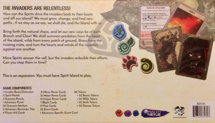 Spirit Island Branch & Claw expansion