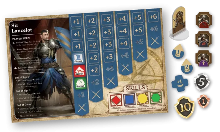 Tales of the Arthurian Knights player card