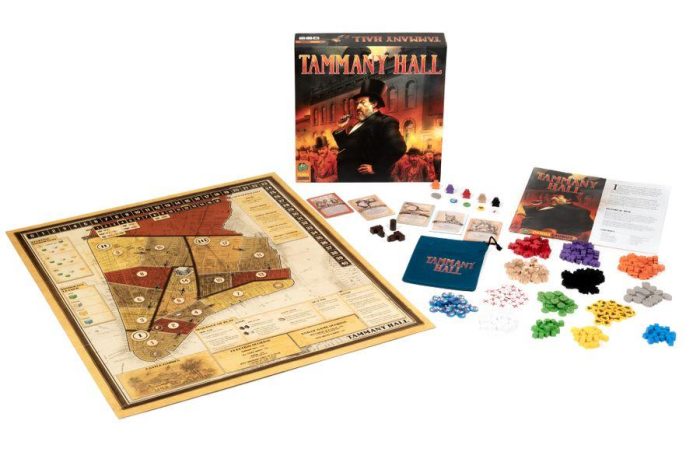 Tammany Hall board game components