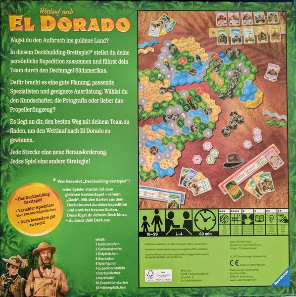 The Quest for El Dorado board game