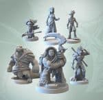 Tidal Blades Heroes of the Reef Deluxe miniatures
