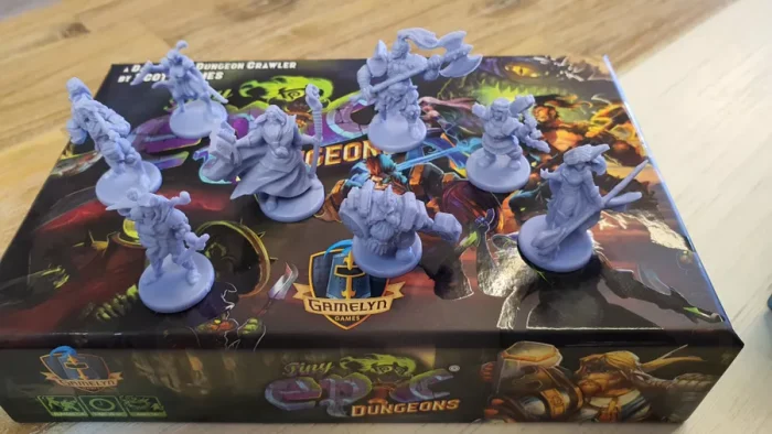 Tiny Epic Dungeons figures