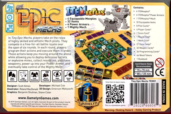 Tiny Epic Mechs board game