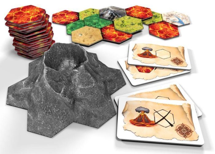 Tobago Volcano tiles and cards