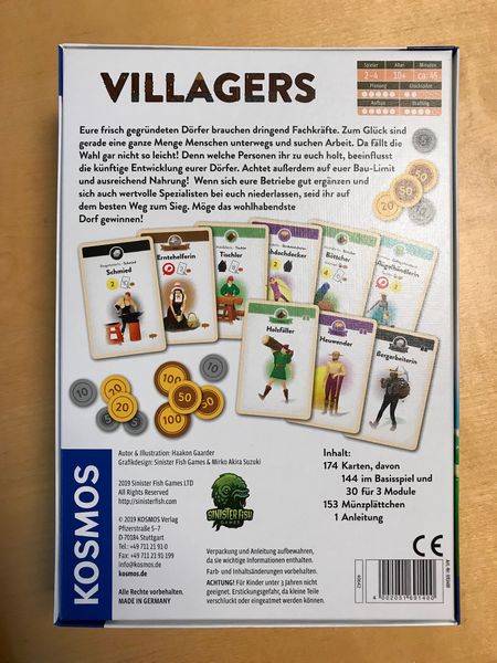 Villagers board game