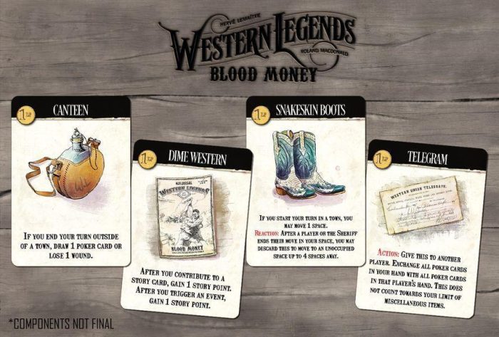 Western Legends Blood Money items