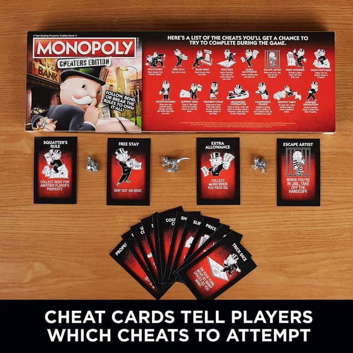 monopoly cheaters tabletop game